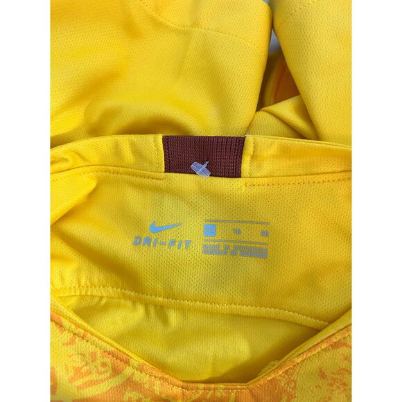 Nike Jersey Youth XL A.S. Roma Soccer 2018 Yellow Dri-Fit MLS NWT - Picture 6 of 8